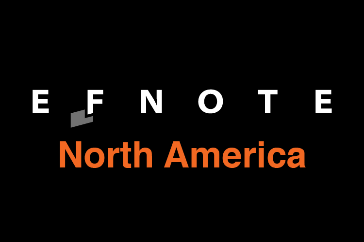 promoting efnote north america instagram