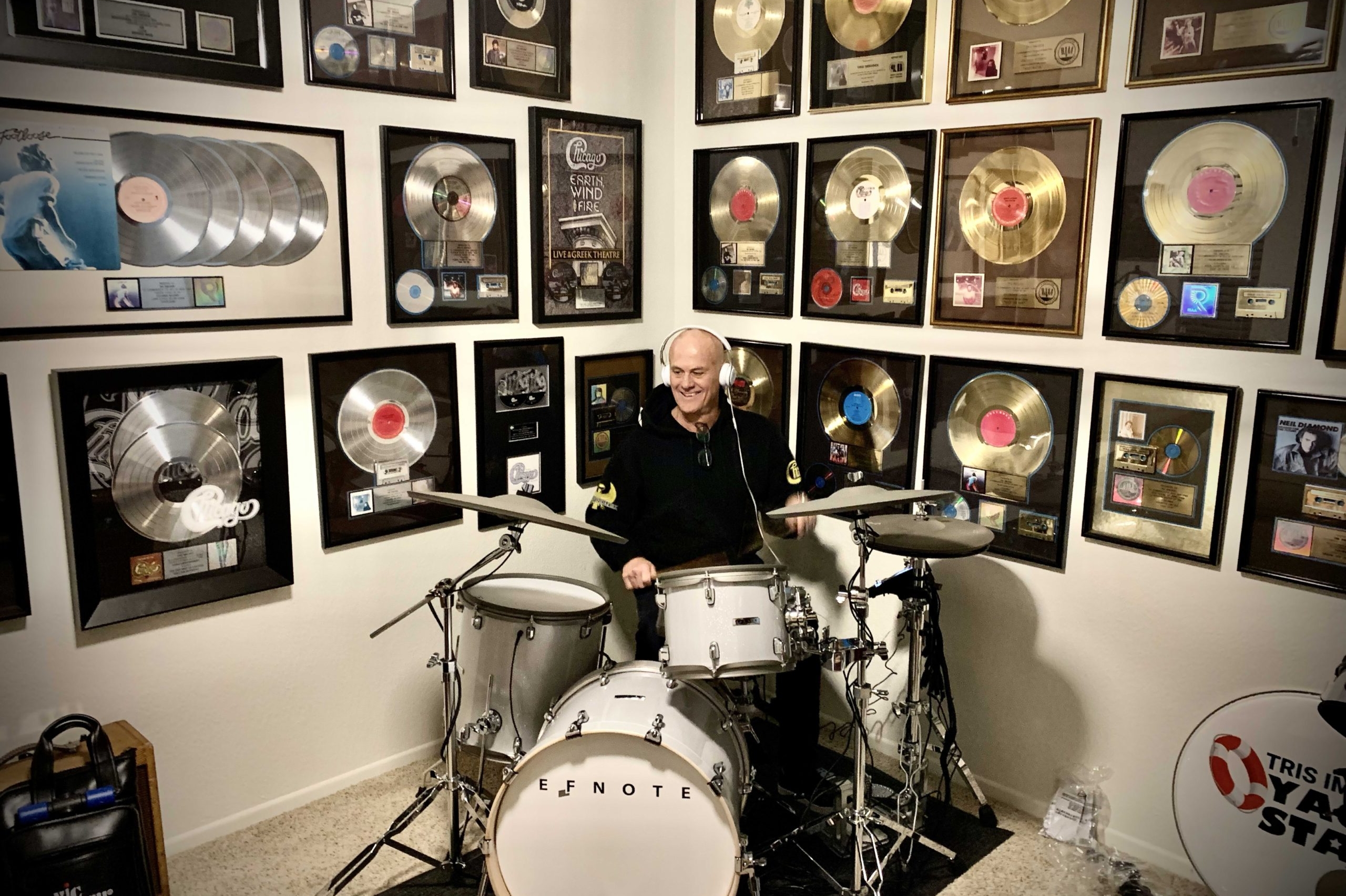 Tris Imboden plays EFNOTE 7 drums