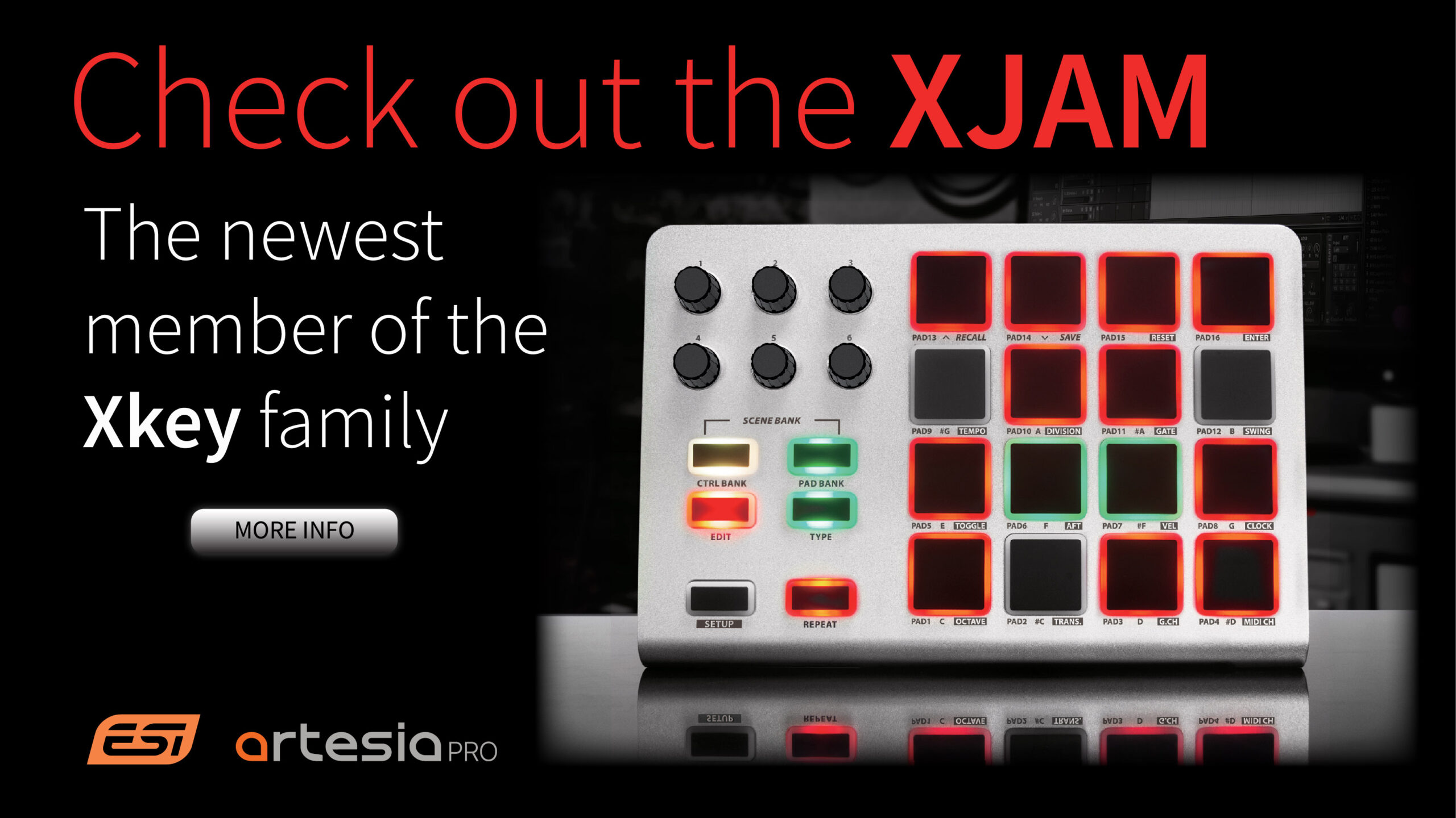 Check out the XJAM: the newest member of the Xkey family