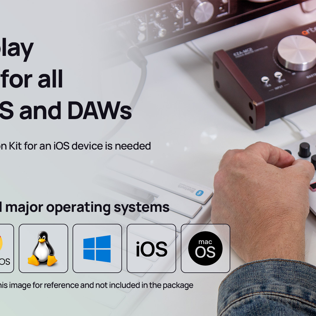 Xjam is ready with plug & play via USB for all major OS and DAWs