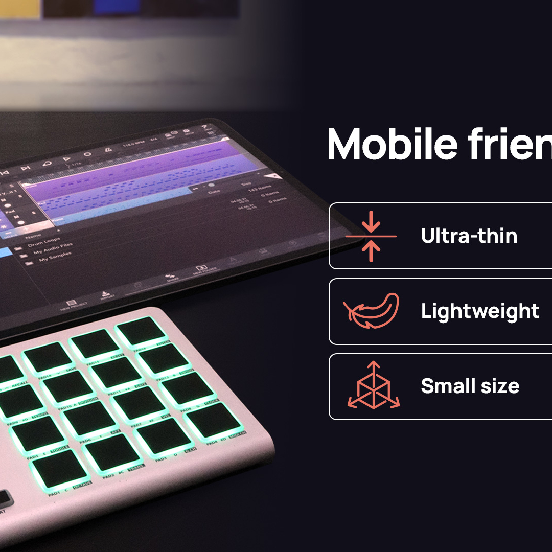 xjam is mobile friendly: ultra-thin, lightweight, small size