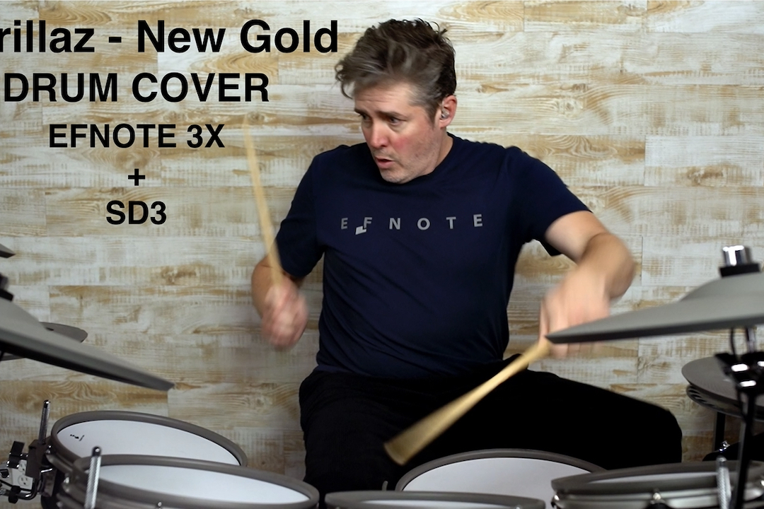 Michael Bedard plays EFNOTE 3X kit.