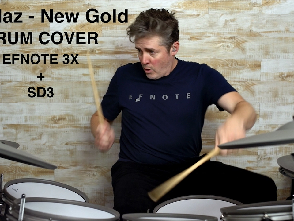 Michael Bedard plays EFNOTE 3X kit.