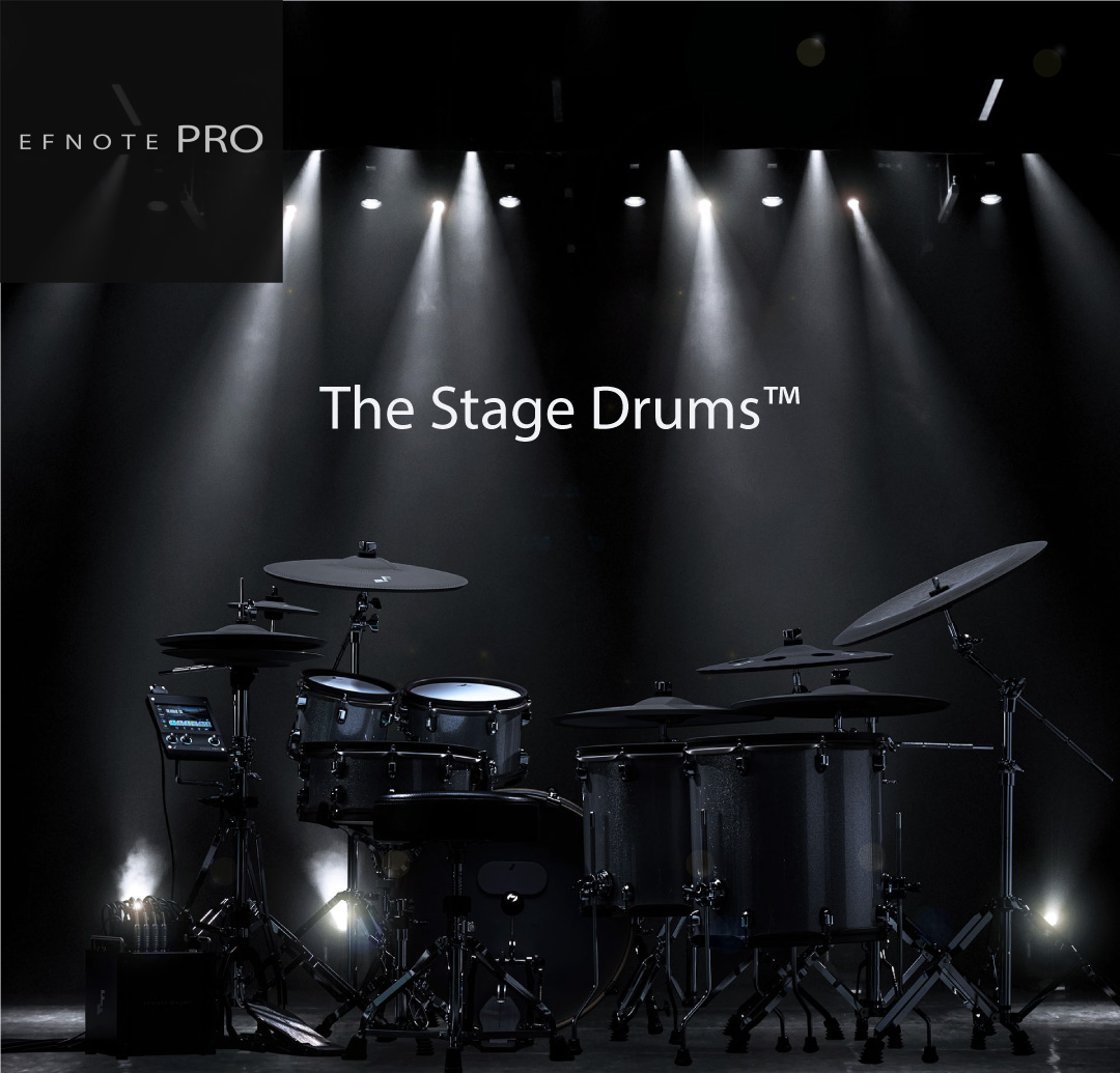 EFNOTE PRO The Stage Drums&trade; player stage view