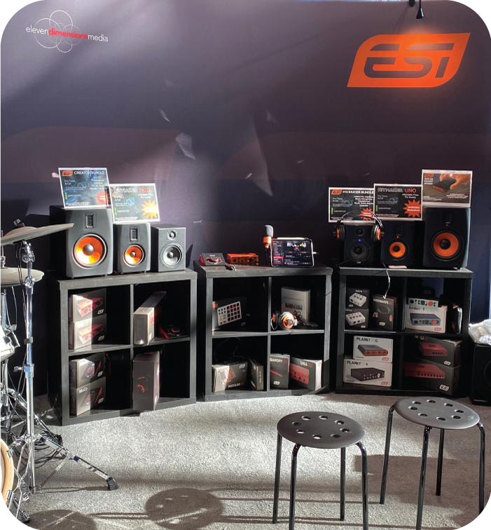 ESI booth at AES 2023